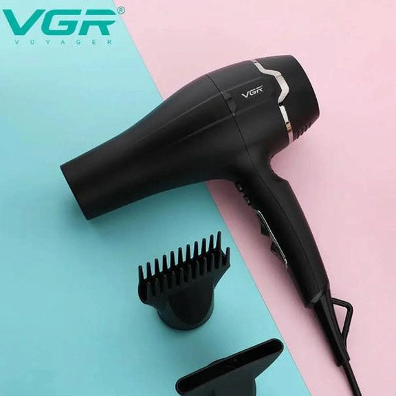 Професійний фен VGR V-450 для сушіння укладання волосся 2400 Вт режим Turbo, Повітряний стайлер для волосся