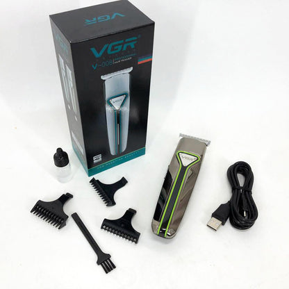 Профессиональная машинка триммер беспроводная для стрижки волос VGR V-008 Pro, машинка для стрижки головы