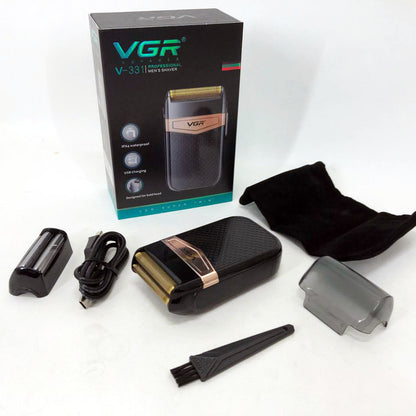 Электробритва VGR V-331, шейвер бритва триммер для стрижки усов и бороды профессиональная мужская бритва