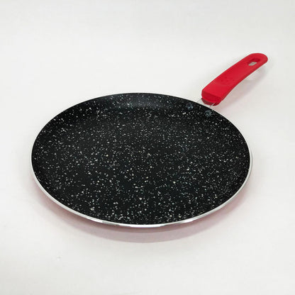 Сковорода блинная 24 см с антипригарным покрытием Con Brio CB-2424 для всех видов плит. Цвет: красный