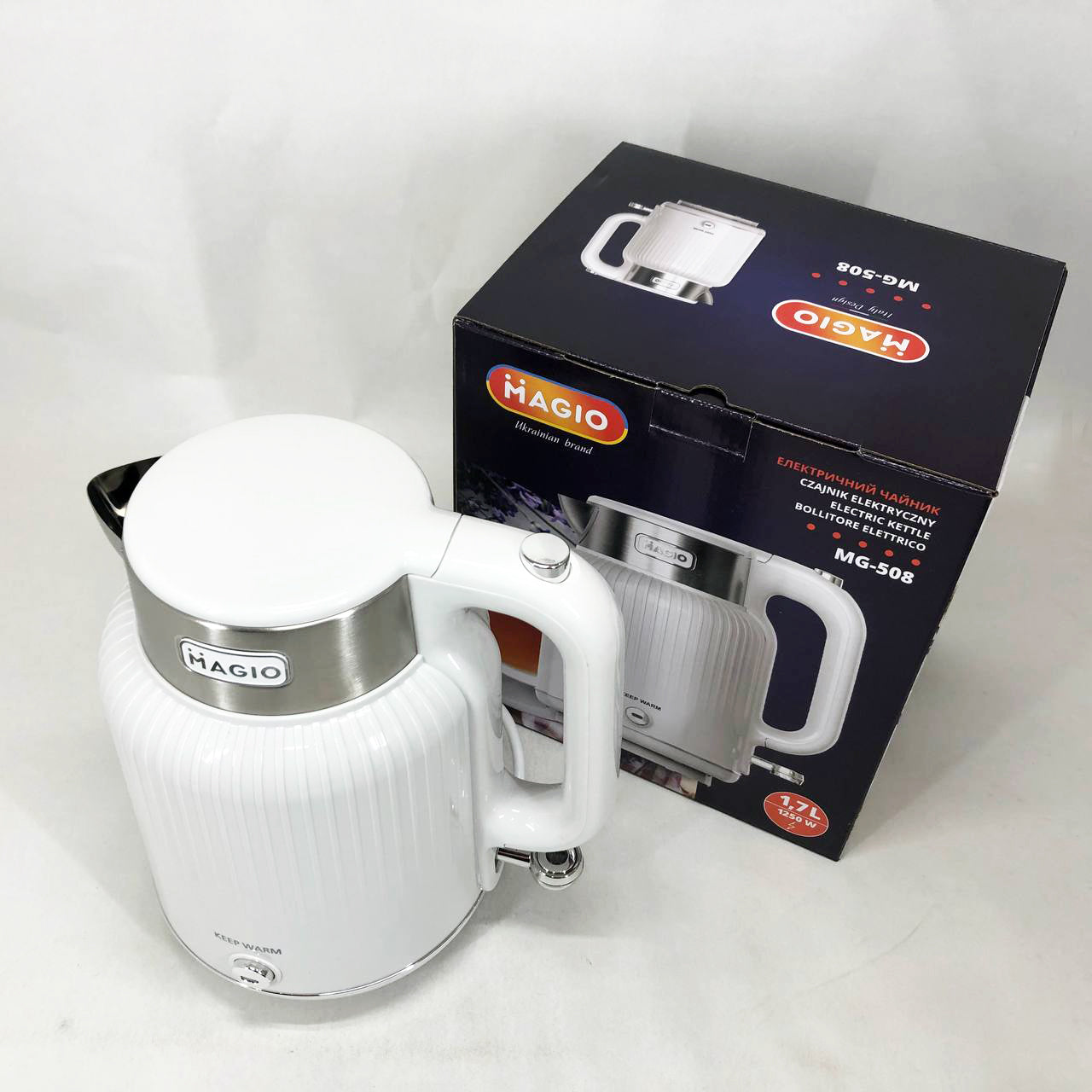 Электрочайник Magio MG-508, Хороший электрический чайник, Чайник електро, Стильный электрический чайник