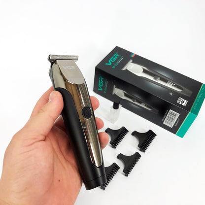 Аккумуляторная машинка для стрижки VGR V-059, беспроводная электробритва, машинка для стрижки для дома