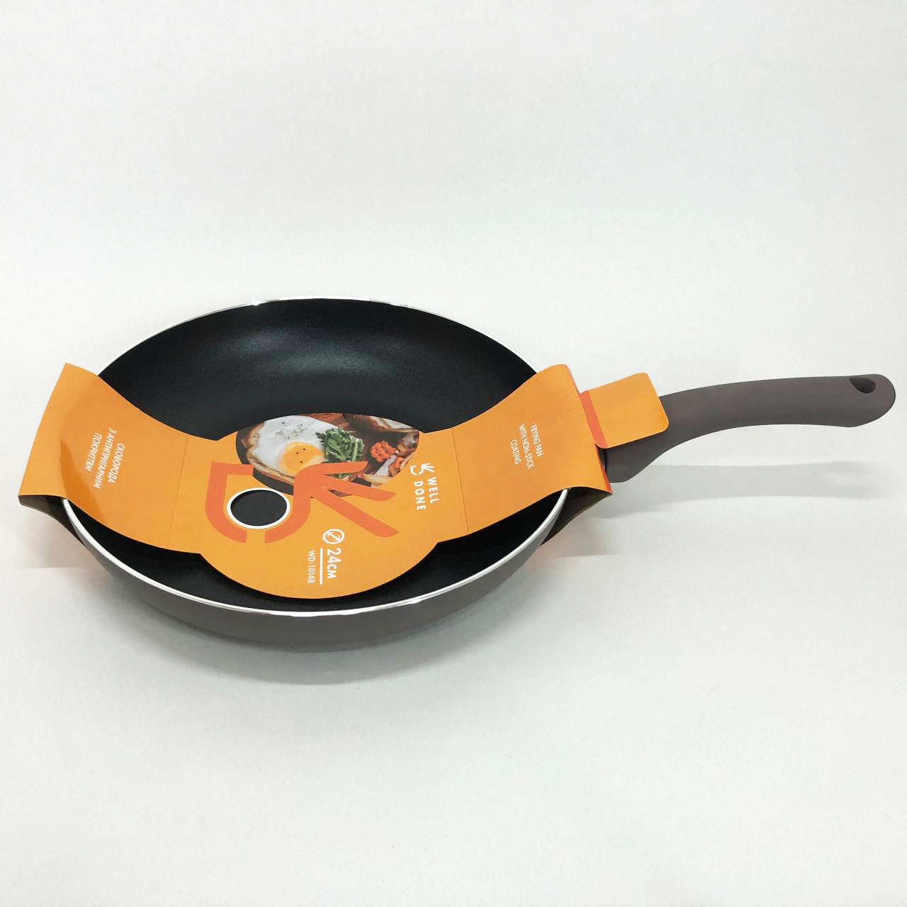 Сковорода алюминиевая 24 см WELL DONE WD-1014B индукция, сковорода с индукционным дном, качественная