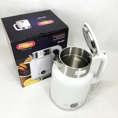 Электрочайник Magio MG-507 1250 Вт, Хороший электрический чайник, Чайник електро, Бесшумный чайник