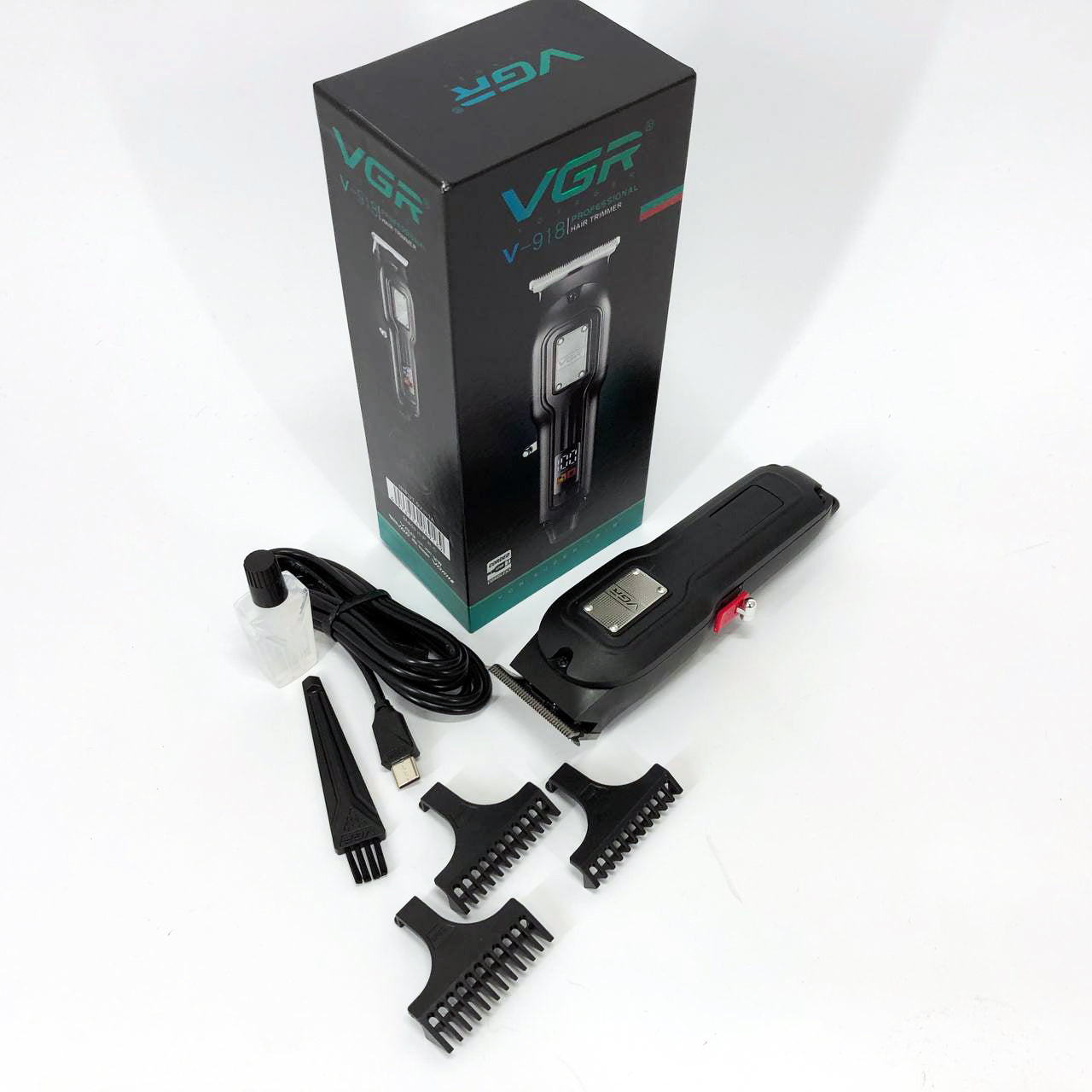 Машинка для стрижки волос VGR V-918, Беспроводная электробритва, Машинка для стрижки волос домашняя