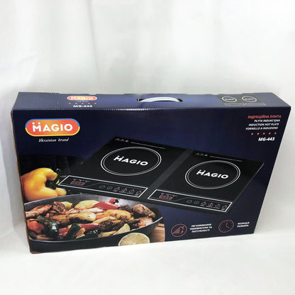 Настольная плита электрическая MAGIO MG-443, Мощная настольная электроплита, Електро плита инфракрасная