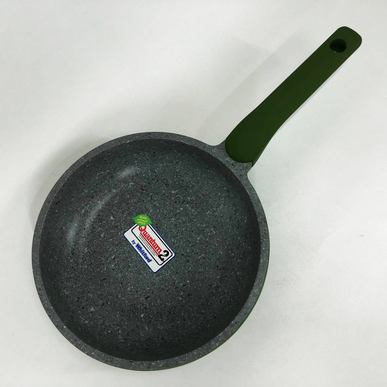 Сковорода Con Brio CB-2026 Eco Granite Premium 20 см, сковорода качественная на плиту. Цвет: зеленый