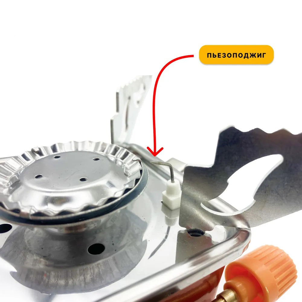 Походная портативная газовая плита, Туристическая газовая плита для рыбалки, Компактная газовая горелка