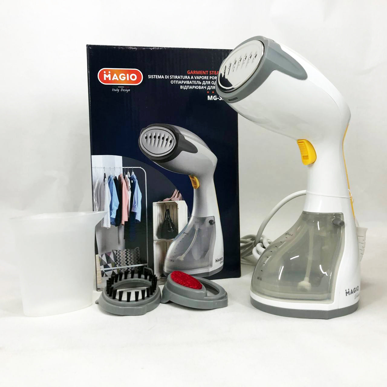 Отпариватель MAGIO MG-327, Компактный отпариватель, Универсальный отпариватель, Выпариватель для одежды
