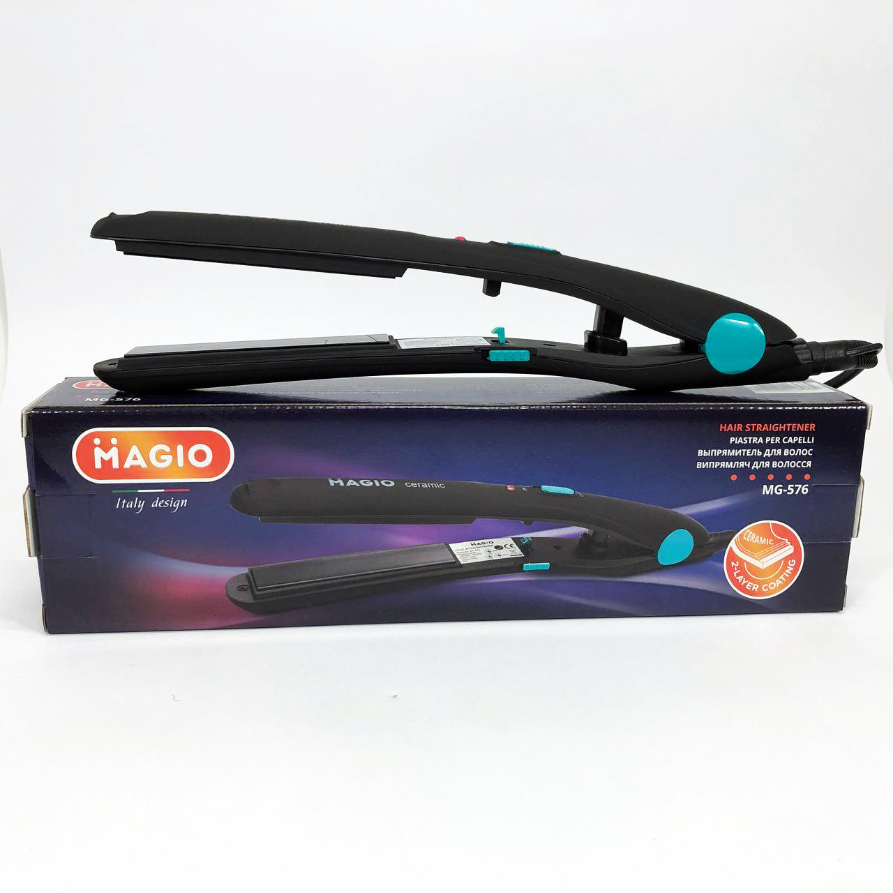 Выпрямитель для волос MAGIO MG-576, Гофре плойка утюжок для волос, Профессиональный утюжок