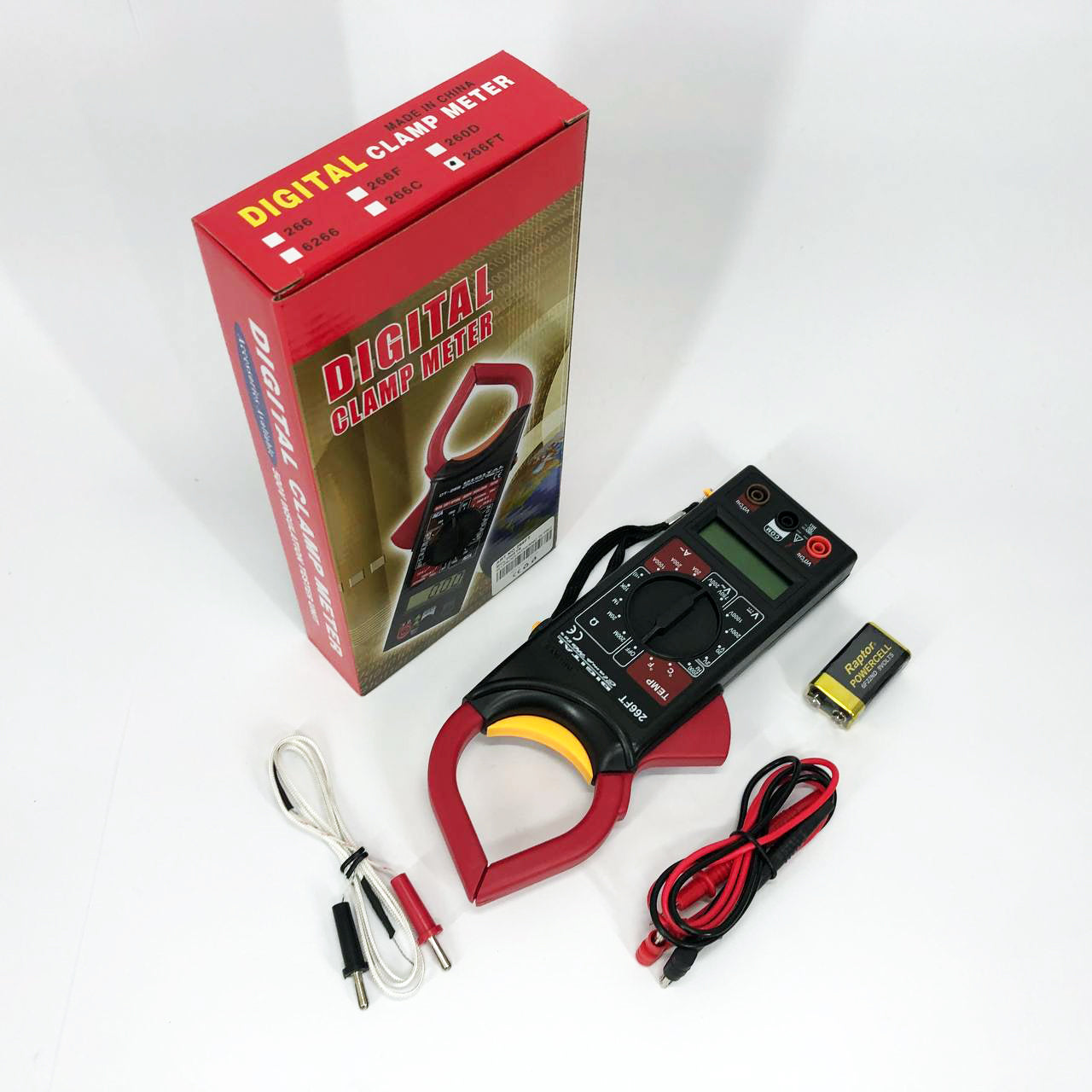 Цифровой мультиметр-тестер DT 266 FT Токоизмерительные клещи, Тестер профессиональный мультиметр для дома