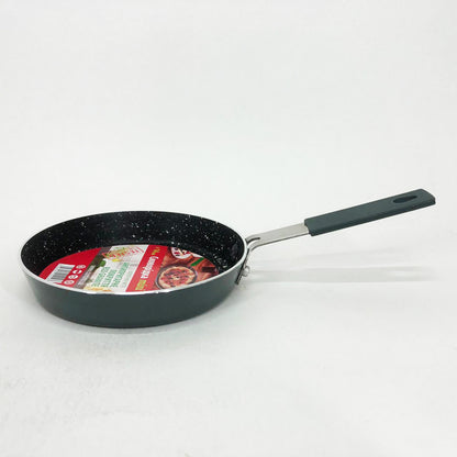 Антипригарная сковорода Con Brio CB-1414, 14см, Мини, Eco Granite, сковорода для дома. Цвет: серый