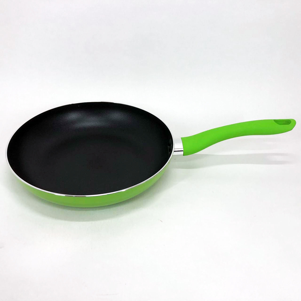 Сковорода с антипригарным покрытием XYLAN Con Brio CB-2614 26 см, сковорода с толстым дном. Цвет: зеленый