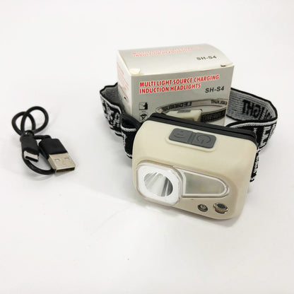 Фонарь налобный SH-S4-XPE+3SMD, Мощный аккумуляторный налобный фонарик, Налобный фонарь яркий