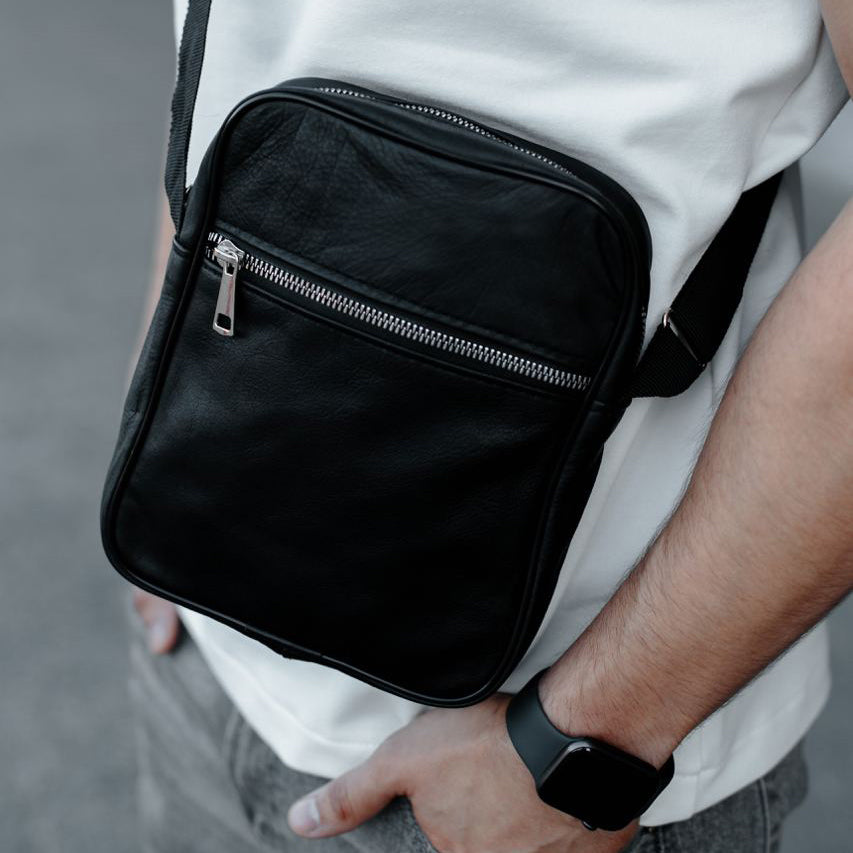 Сумка через плече, Повсякденна сумка-месенджер, Чоловіча сумка для документів, Чоловіча шкіряна сумка