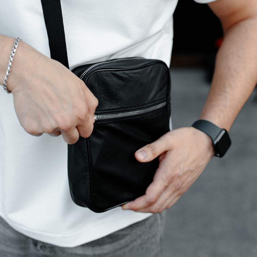Мужские сумки через плечо, Мужская кожаная сумка, Повседневная сумка-мессенджер, Сумка-мессенджер