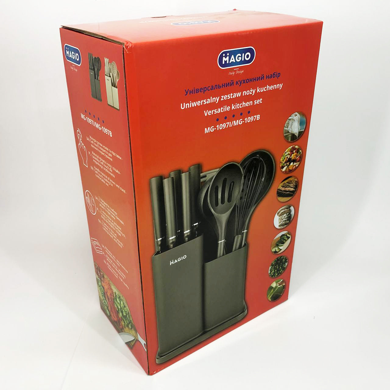 Набор силиконовых кухонных принадлежностей Magio MG-1097I набор ножей лопаток 12 предметов