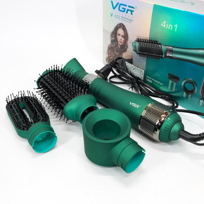 Фен-щетка VGR V-493 Мультистайлер 4в1 с насадками 1000 Вт профессиональный воздушный Браш Стайлер