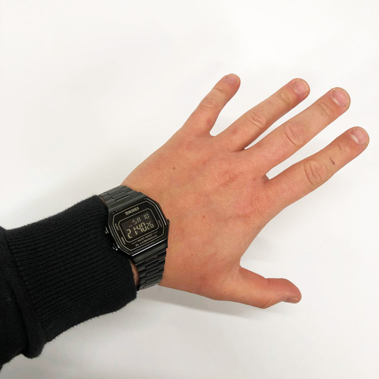 Часы наручные мужские SKMEI 1647BK, оригинальные мужские часы, противоударные часы для военнослужащих