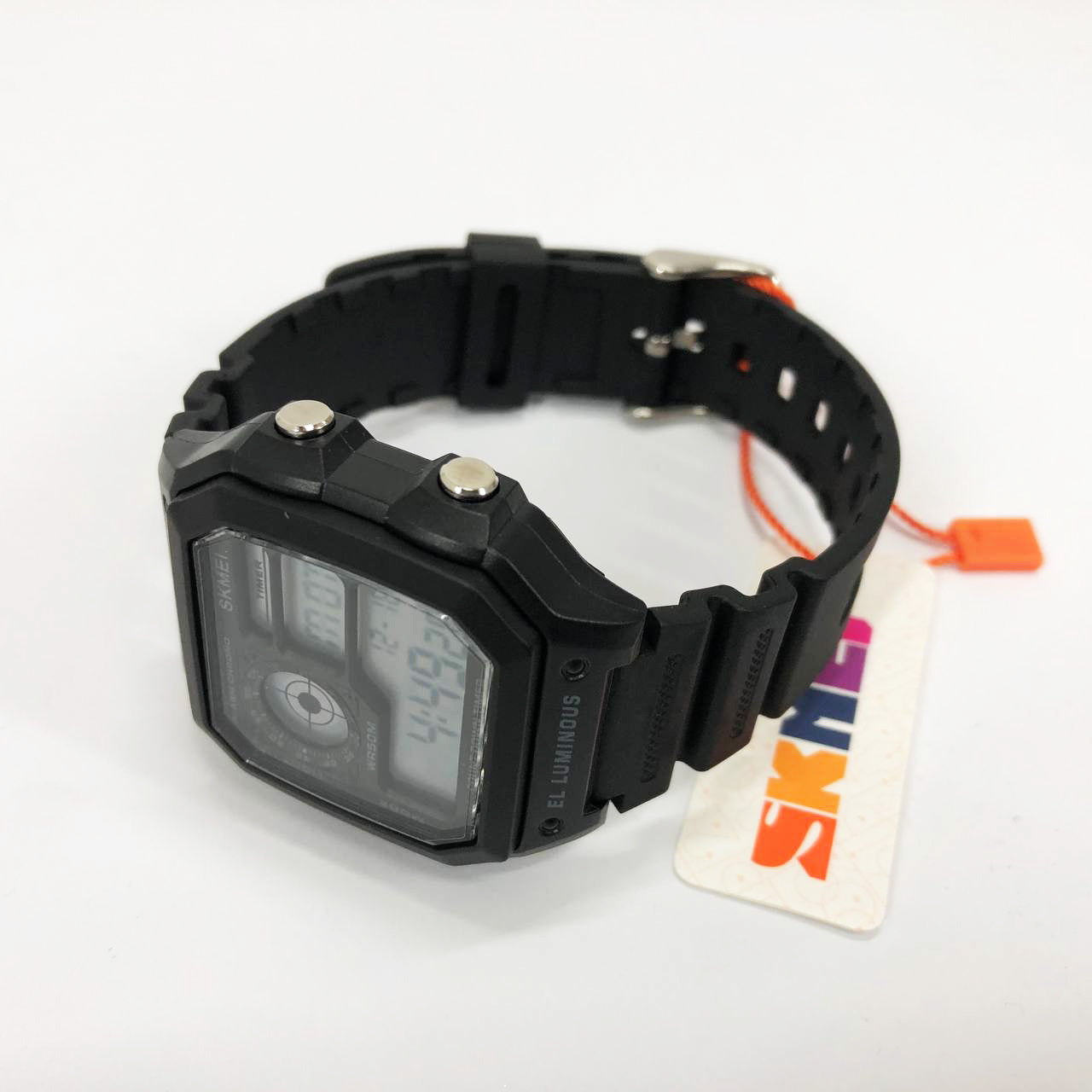 Часы наручные мужские SKMEI 1299BK, часы наручные электронные тактические, часы для военнослужащих