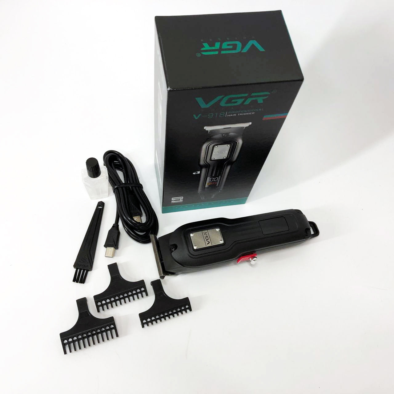 Машинка для стрижки волос VGR V-918, Беспроводная электробритва, Машинка для стрижки волос домашняя