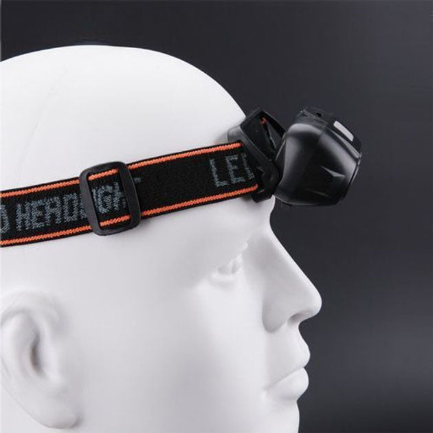 Фонарь налобный аккумуляторный KX-215-LED-2COB, Налобный светодиодный фонарь для ночных прогулок