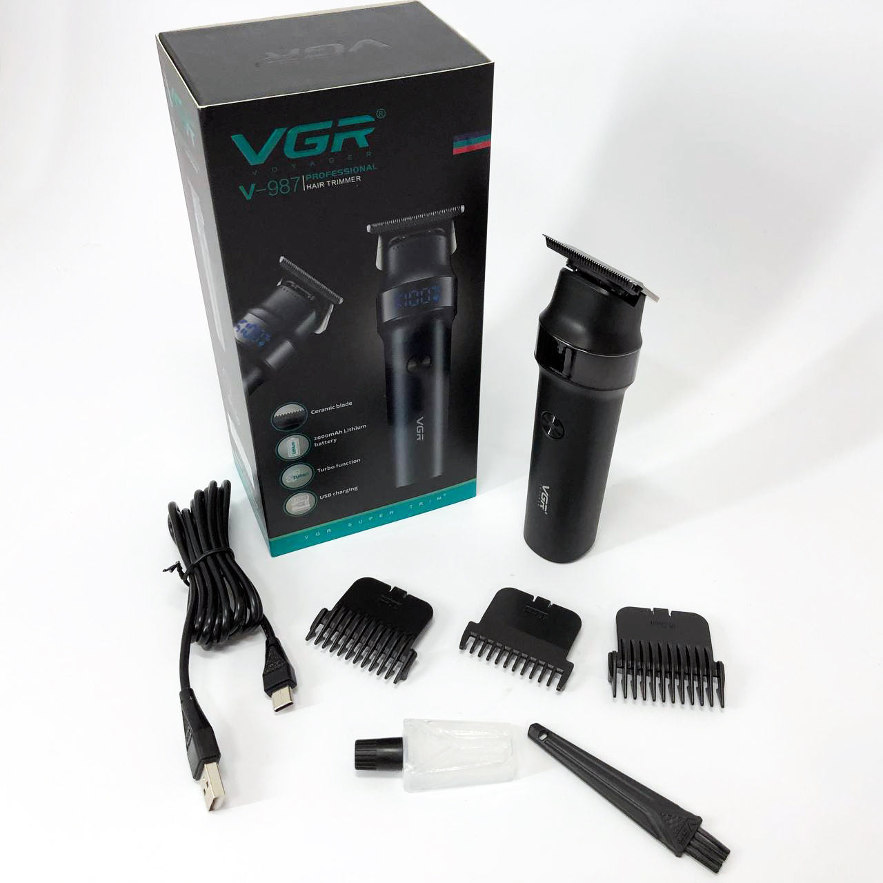 Машинка для стрижки волос VGR V-987, Машинка для стрижки волос беспроводная, Vgr машинка для стрижки