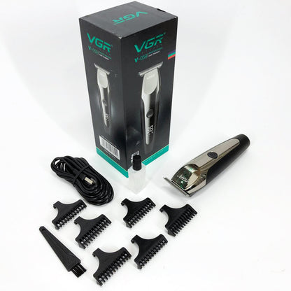 Аккумуляторная машинка для стрижки VGR V-059, беспроводная электробритва, машинка для стрижки для дома
