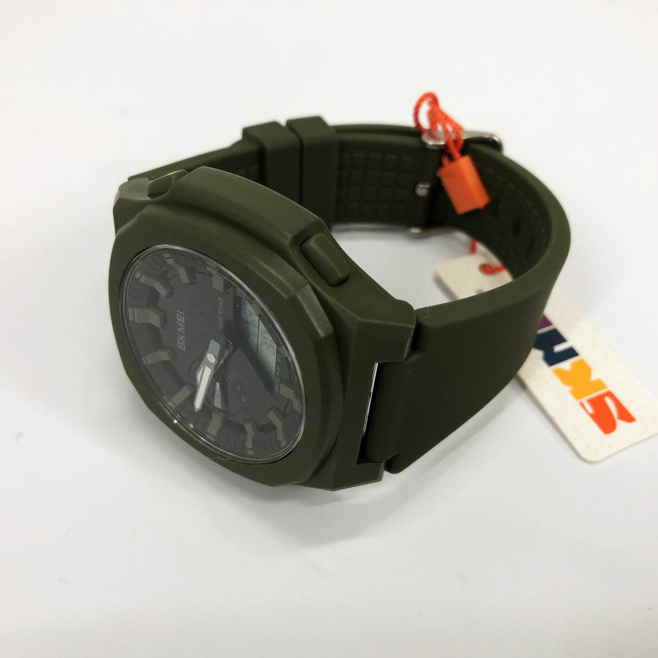 Часы наручные мужские SKMEI 2091AGWT, армейские часы противоударные, военные тактические часы