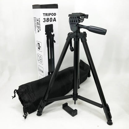 Штатив для камеры, телефона, трипод, тринога TriPod 380A 0.50-1.35м, Штатив раскладной для фото