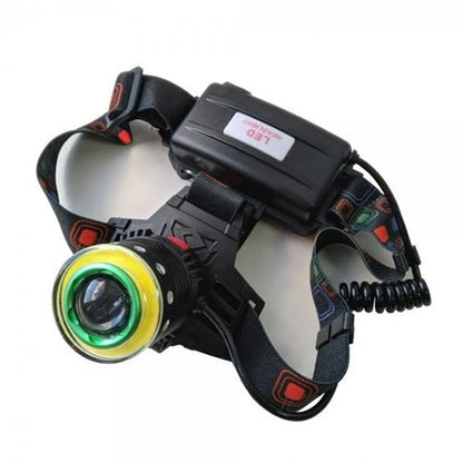 Фонарь налобный Police T105-T6+COB аккумуляторный, водонепроницаемый фонарик, головной фонарик