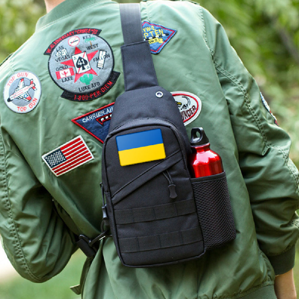 Тактическая Черная Сумка через плечо, укрепленная сумка-слинг барсетка тактическая, Грудная кроссбоди