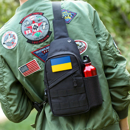 Тактическая Черная Сумка через плечо, укрепленная сумка-слинг барсетка тактическая, Грудная кроссбоди