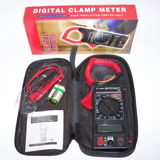 Мультиметр-клещи токоизмерительные цифровые DT-266F, Тестер измерения напряжения, Качественный мультиметр