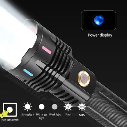 Фонарь X-BALOG FLUORESCENCE G671/G25 PM30-TG, Сверхмощный фонарик, Яркий фонарик, Качественный фонарик