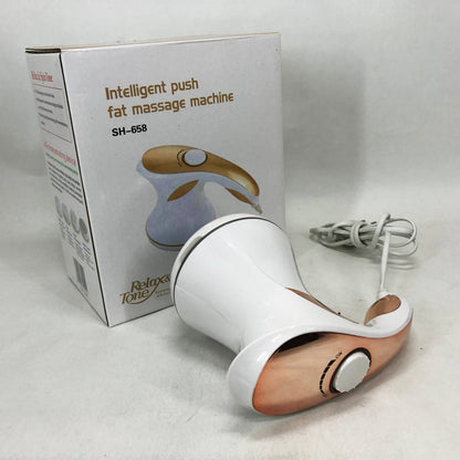Массажер для тела Relax and Spin Tone SH-658, антицеллюлитный вибро массажер. Цвет: желтый