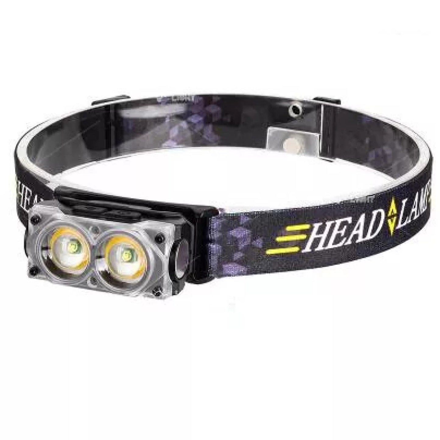 Фонарь налобный YY-19F-2XPE(white)+2COB(yellow), Налобный фонарь для автомеханика, Фонарик налобник