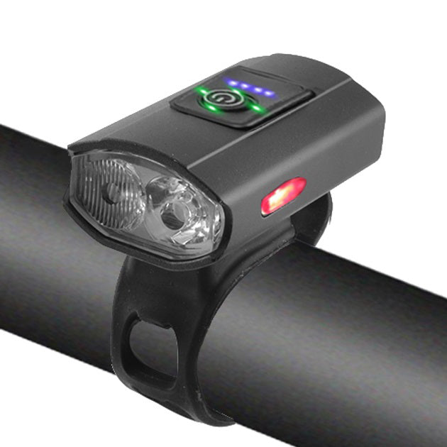 Велофонарь 2285-2XPE Ultra Light Aluminium встроенный аккумулятор, индикация заряда, Waterproof