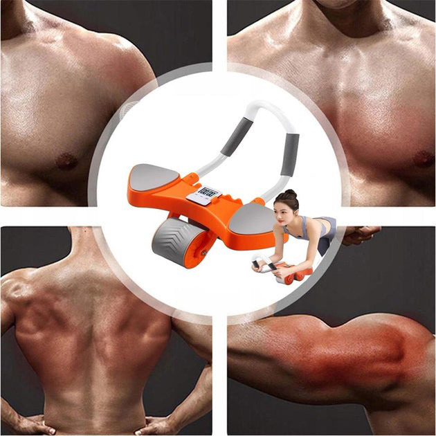 Автоматический тренажер для живота, колесико для живота с подушечкой для пуш-апа