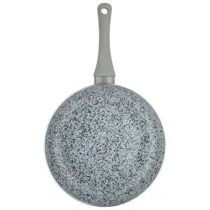 Сковорода Well Done WD-1028B с покрытием LightStone 28 см, сковорода с индукционным дном, для жарки