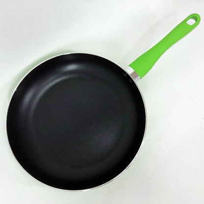 Сковорода 28 см Con Brio СВ-2814, сковорода для жарки, качественная сковорода. Цвет: зеленый