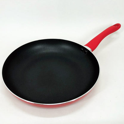 Сковорода 28 см Con Brio СВ-2814, сковорода для жарки, качественная сковорода. Цвет: красный