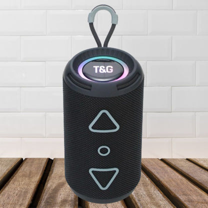 Bluetooth колонка портативная TG656 FM-радио, аккумуляторная колонка для музыки. Цвет: черный