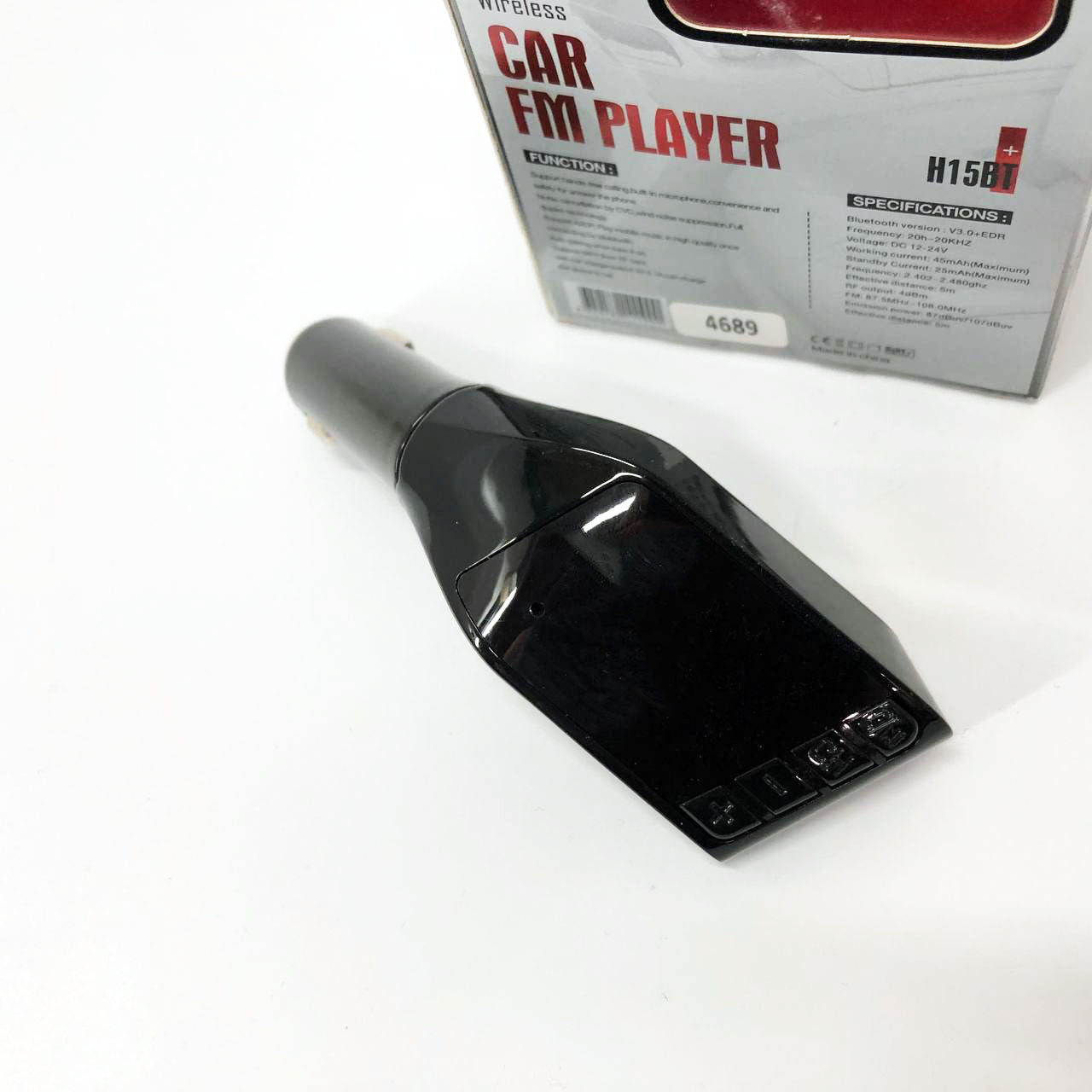 Автомобильный FM трансмиттер модулятор H15 Bluetooth MP3, Fm модулятор usb. Цвет: черный