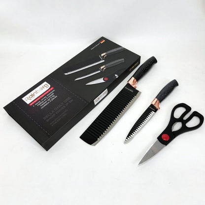 Набор кухонный ножей Rainberg RB-8803 3 в 1 из нержавеющей стали с керамическим покрытием