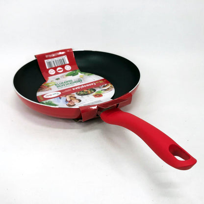 Сковорода 28 см Con Brio СВ-2814, сковорода для жарки, качественная сковорода. Цвет: красный