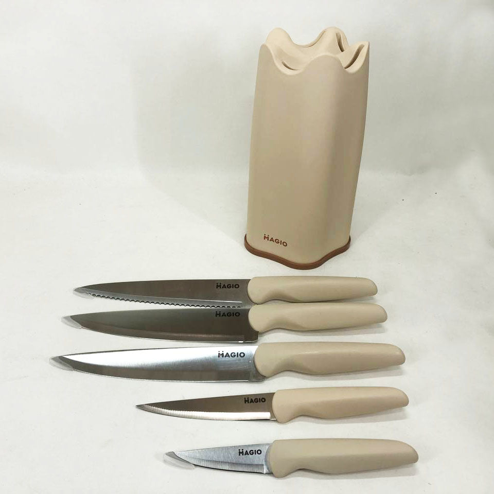 Набор ножей универсальный кухонный Magio MG-1090, поварские кухонные ножи набор, кухонные ножи