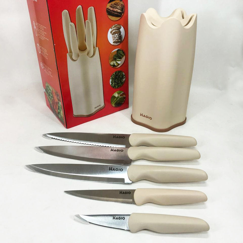 Набор ножей универсальный кухонный Magio MG-1090, поварские кухонные ножи набор, кухонные ножи