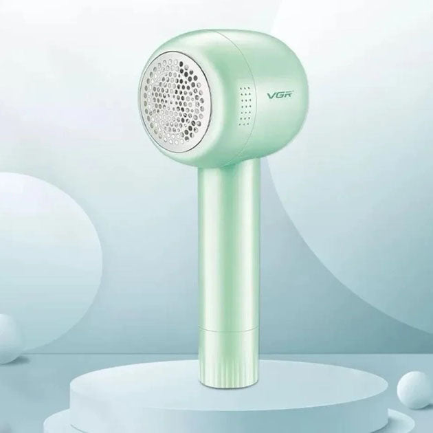 Машинка для удаления катышков VGR V-813, Машинка для стрижки катишок. Цвет: зеленый