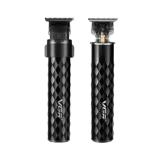 Машинка для стрижки с триммером VGR V-170 для волос, усов и бороды, беспроводная со сменными насадками